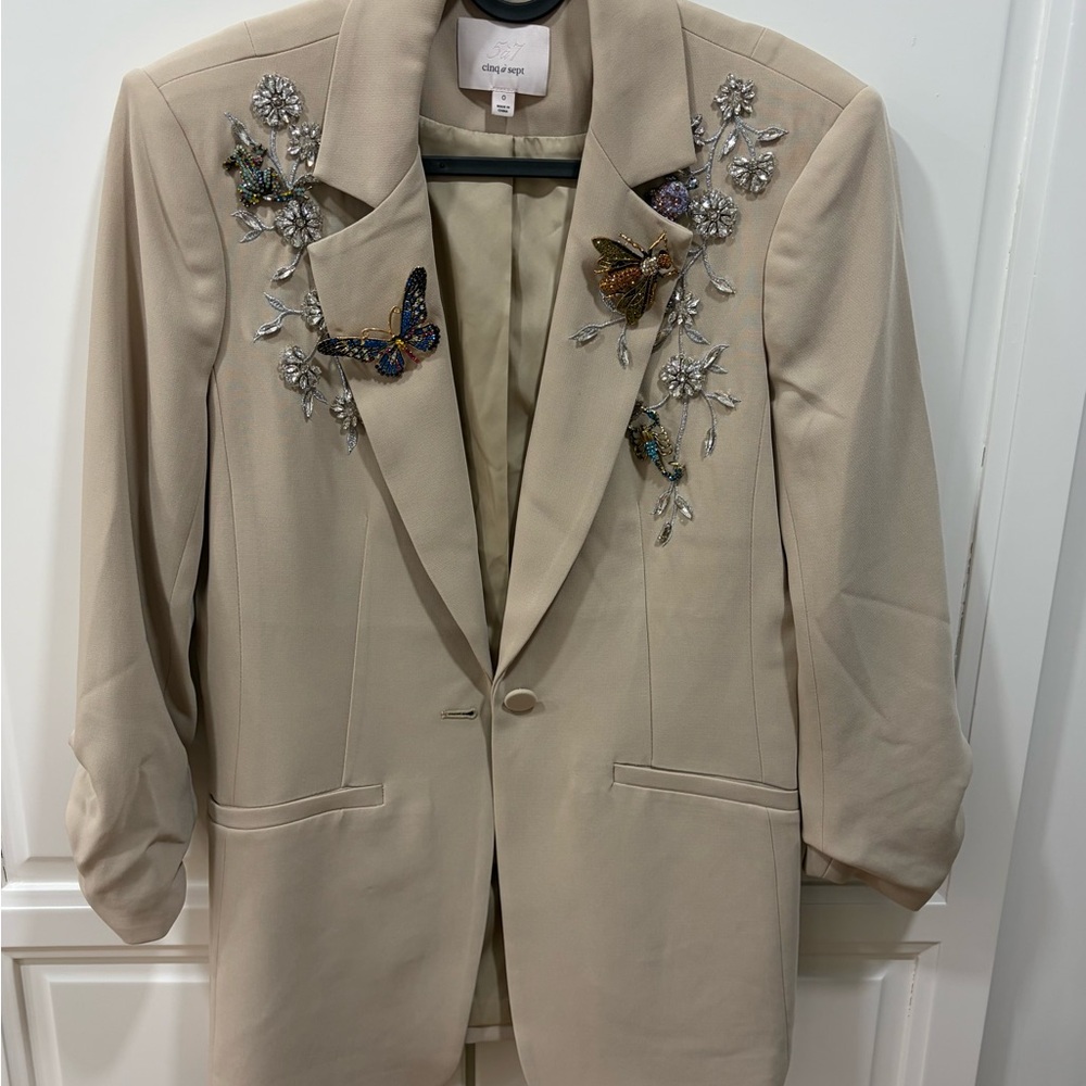 5a7 clinq a sept suit jacket size 0